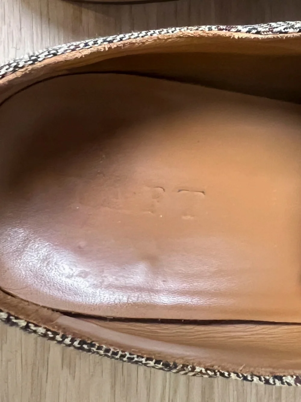 TAFT Jack Shoe London Plaid Leather Oxfords Size 10
